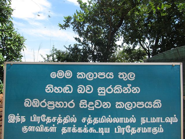 125 Ecriture singalaise et tamil heureusement pour nous l'anglais est la 3e langue officiel.jpg